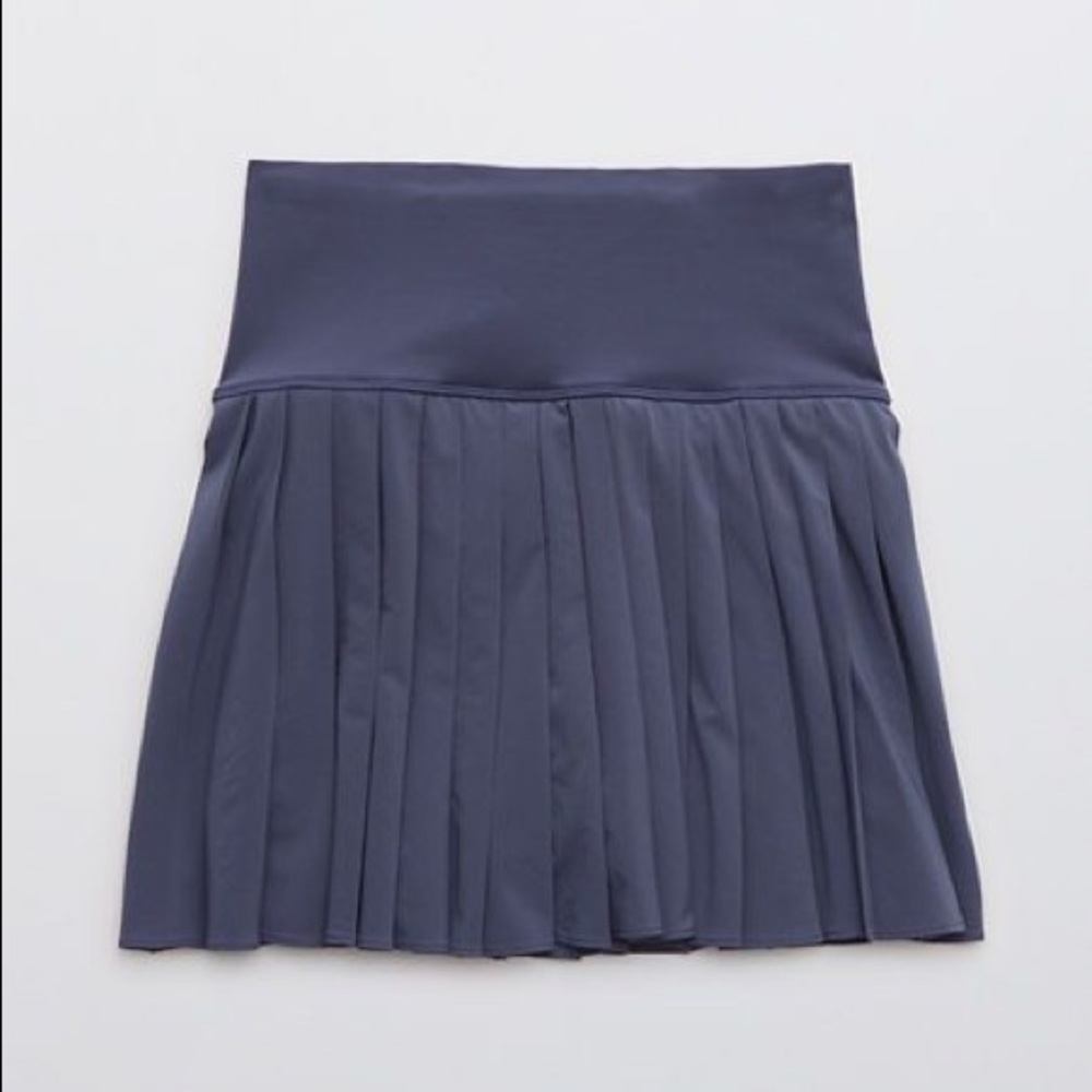 AERIE OFFLINE NYLON PLEATED TENNIS SKIRT